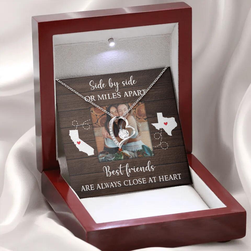 Best Friends Are Always Close At Heart Personalized Necklace