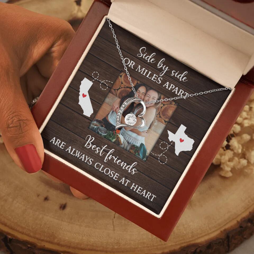 Best Friends Are Always Close At Heart Personalized Necklace
