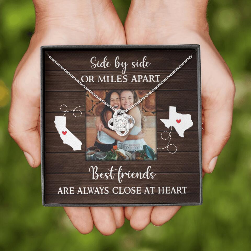 Best Friends Are Always Close At Heart Personalized Necklace