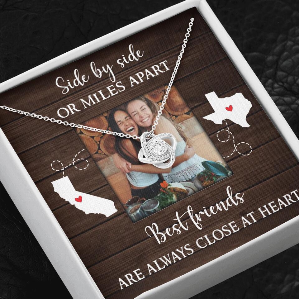 Best Friends Are Always Close At Heart Personalized Necklace