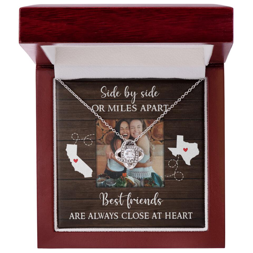 Best Friends Are Always Close At Heart Personalized Necklace