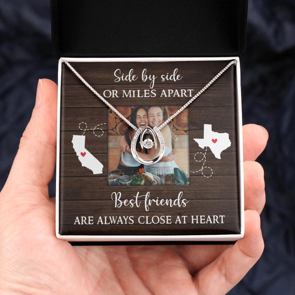 Best Friends Are Always Close At Heart Personalized Necklace