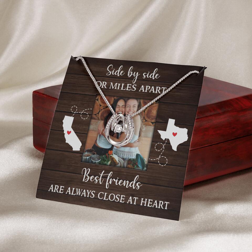 Best Friends Are Always Close At Heart Personalized Necklace