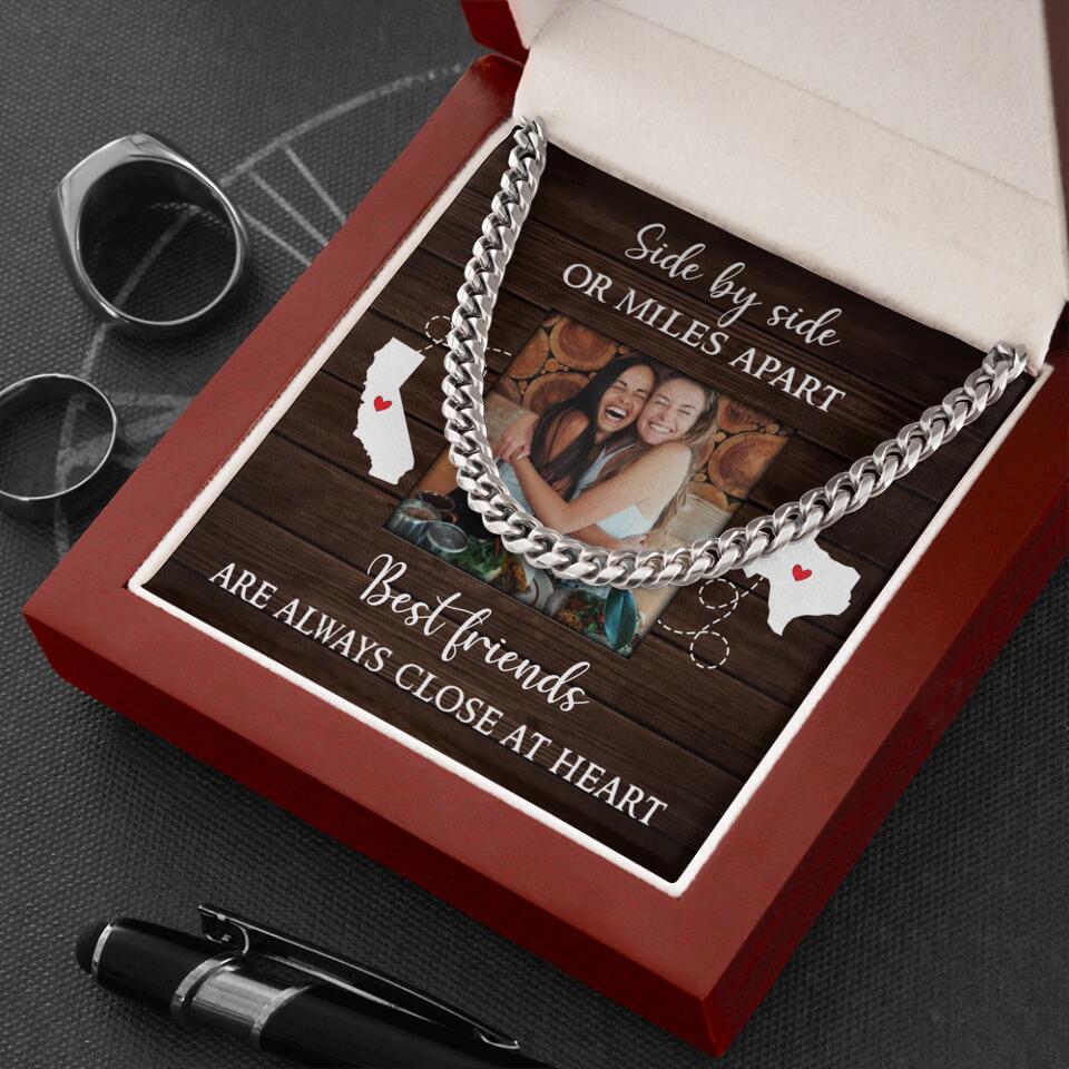 Best Friends Are Always Close At Heart Personalized Necklace