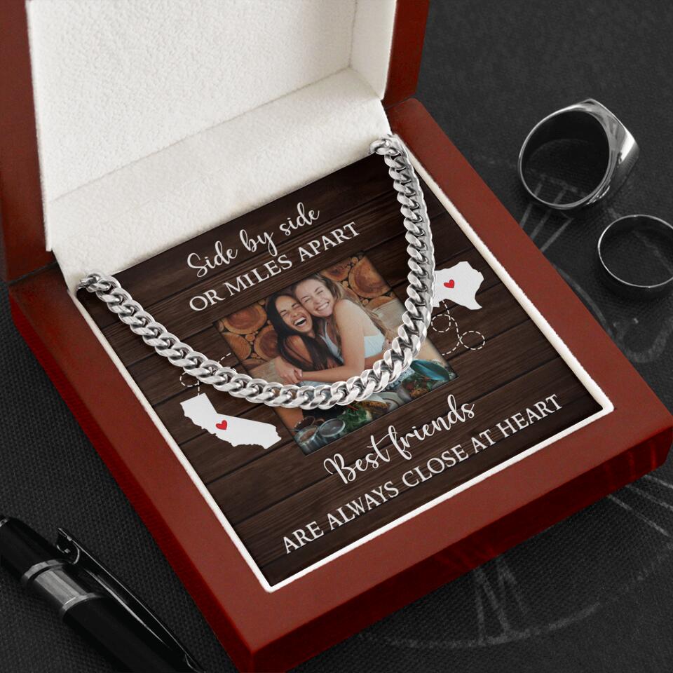 Best Friends Are Always Close At Heart Personalized Necklace