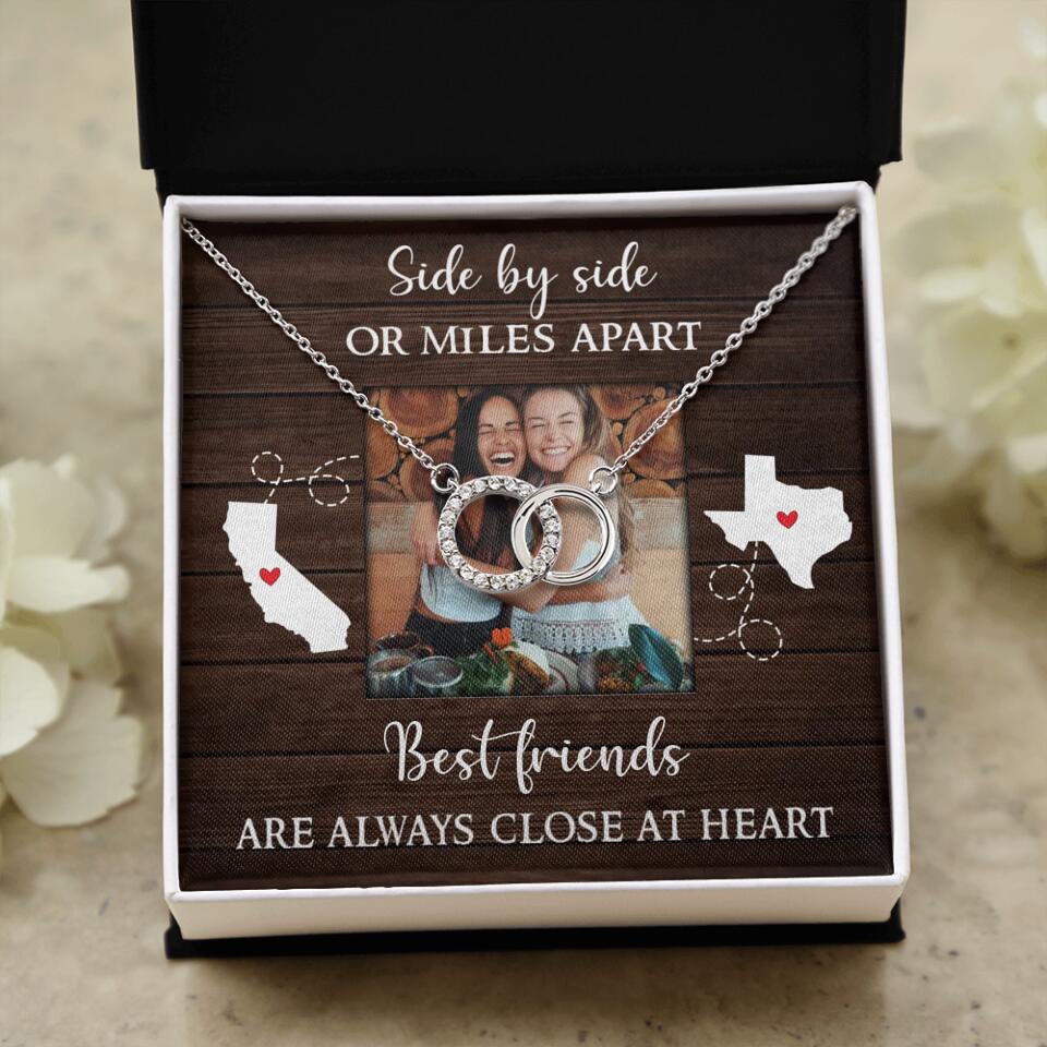 Best Friends Are Always Close At Heart Personalized Necklace