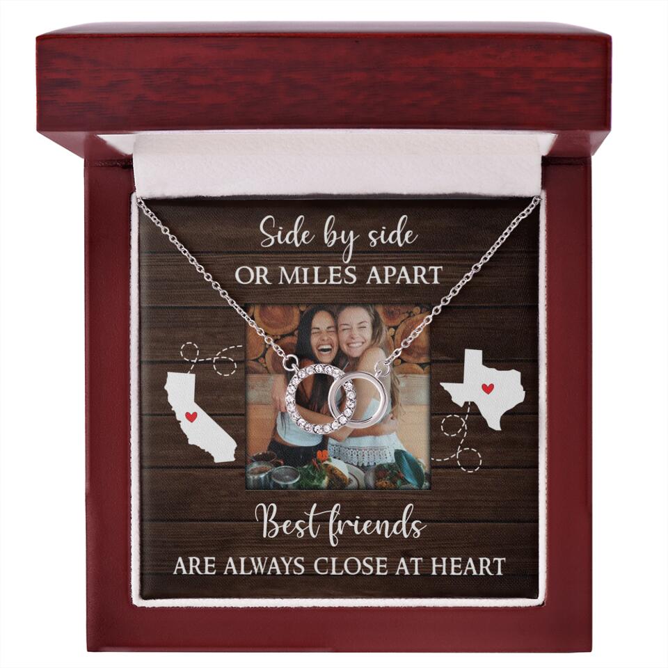 Best Friends Are Always Close At Heart Personalized Necklace