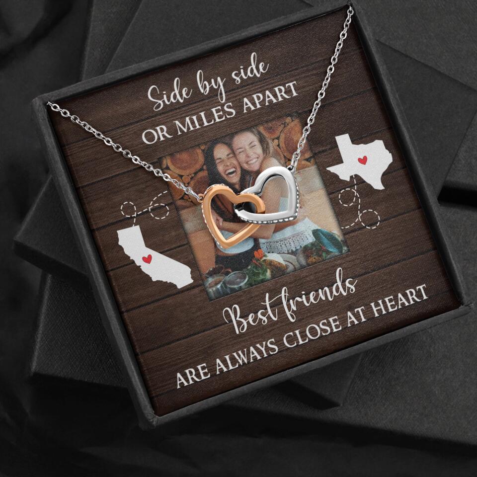 Best Friends Are Always Close At Heart Personalized Necklace