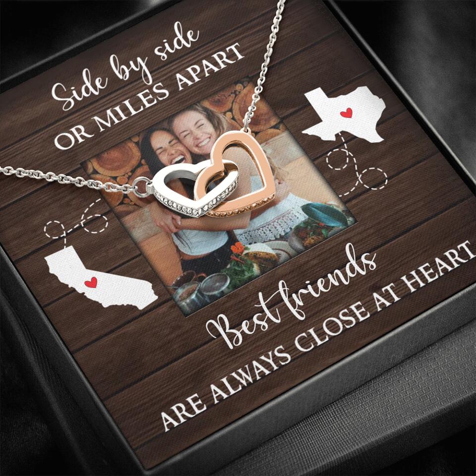 Best Friends Are Always Close At Heart Personalized Necklace