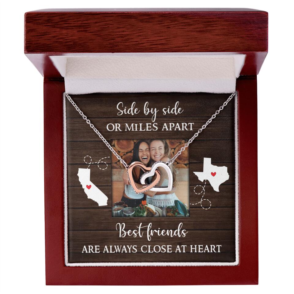 Best Friends Are Always Close At Heart Personalized Necklace