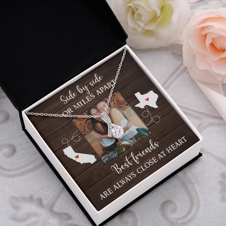 Best Friends Are Always Close At Heart Personalized Necklace