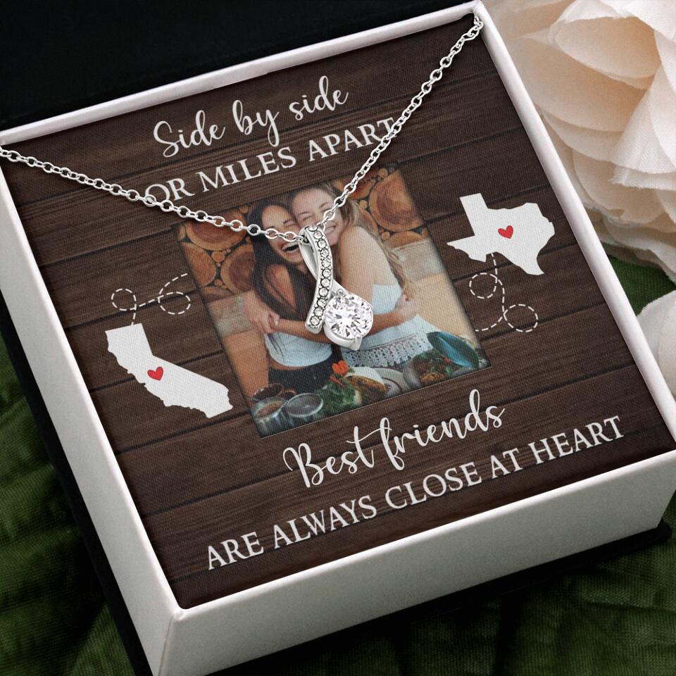 Best Friends Are Always Close At Heart Personalized Necklace