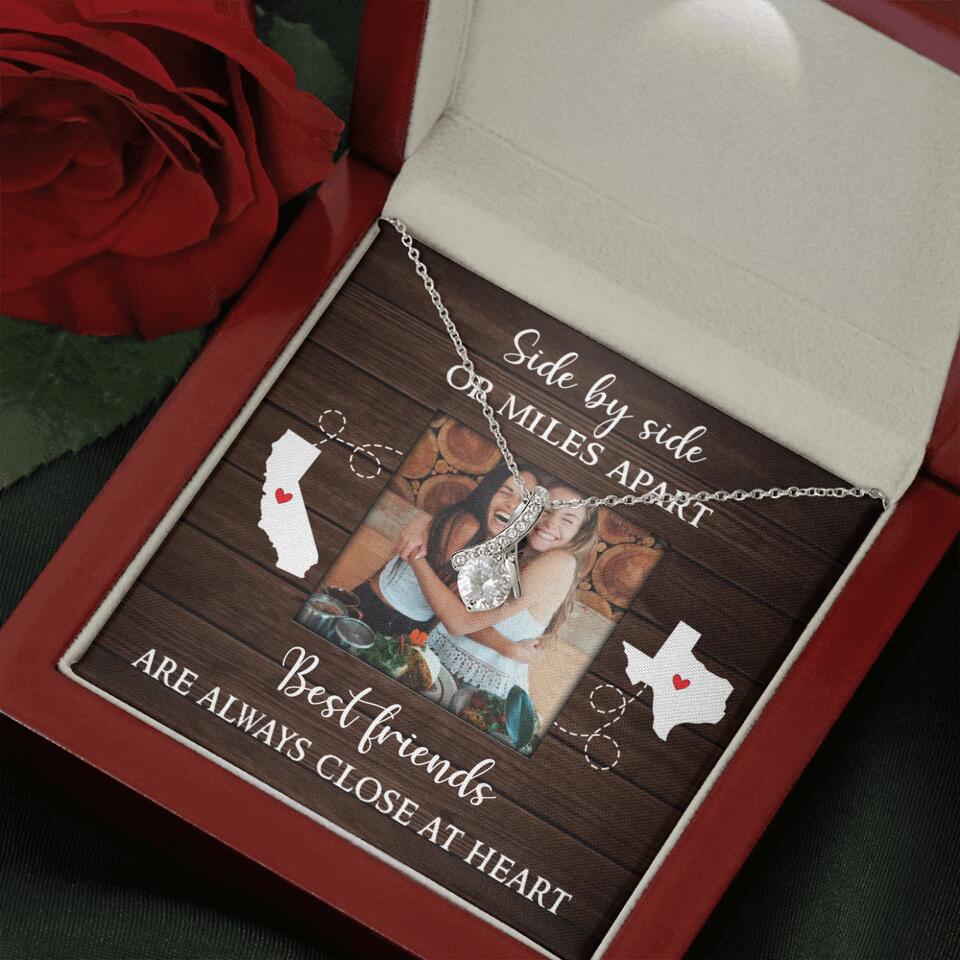 Best Friends Are Always Close At Heart Personalized Necklace