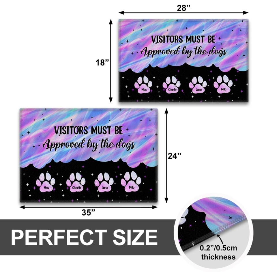 No Need To Knock We Know You Are Here Personalized Doormat Gift For Family Dog Lovers