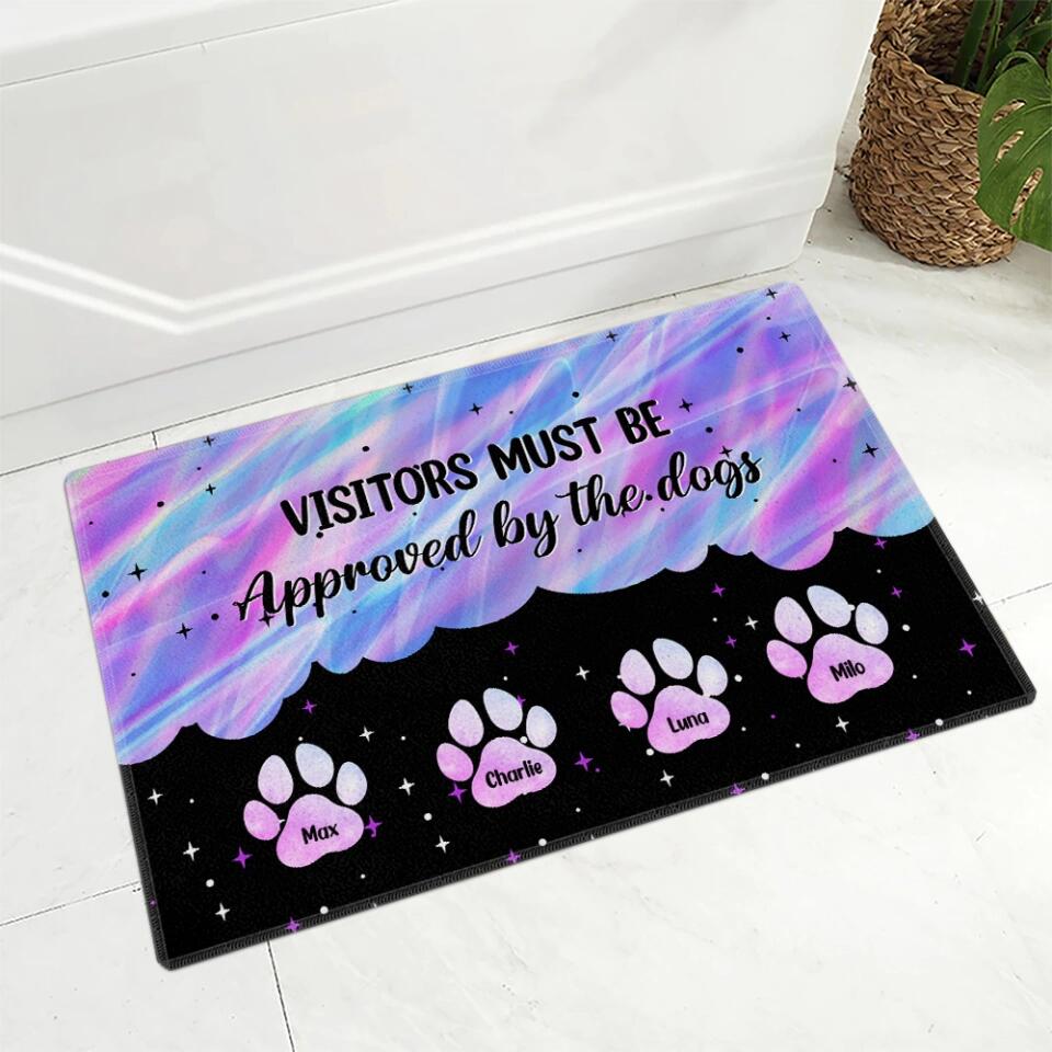No Need To Knock We Know You Are Here Personalized Doormat Gift For Family Dog Lovers