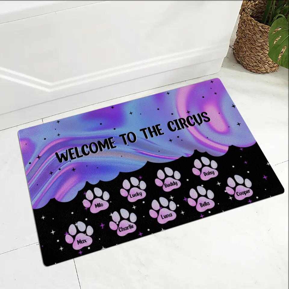 No Need To Knock We Know You Are Here Personalized Doormat Gift For Family Dog Lovers