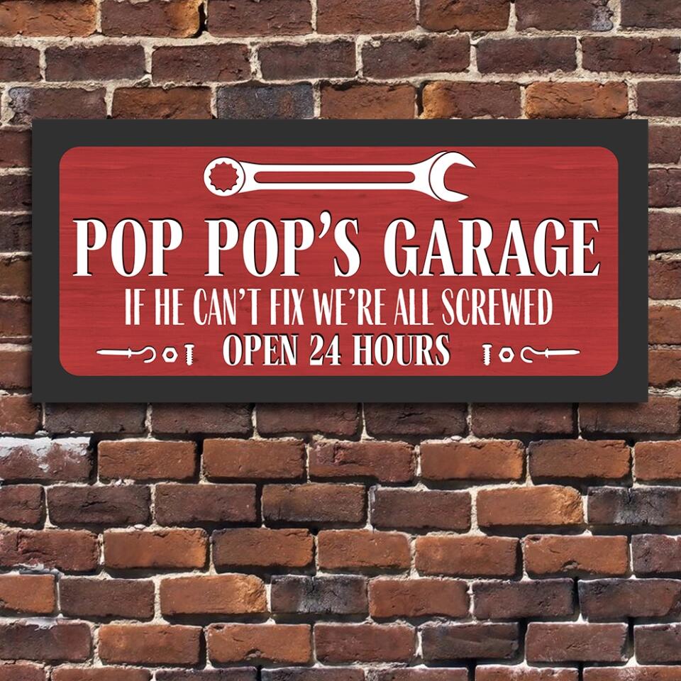 If He Can't Fix We're All Screwed Personalized Rectangle Wood Sign Key Holder