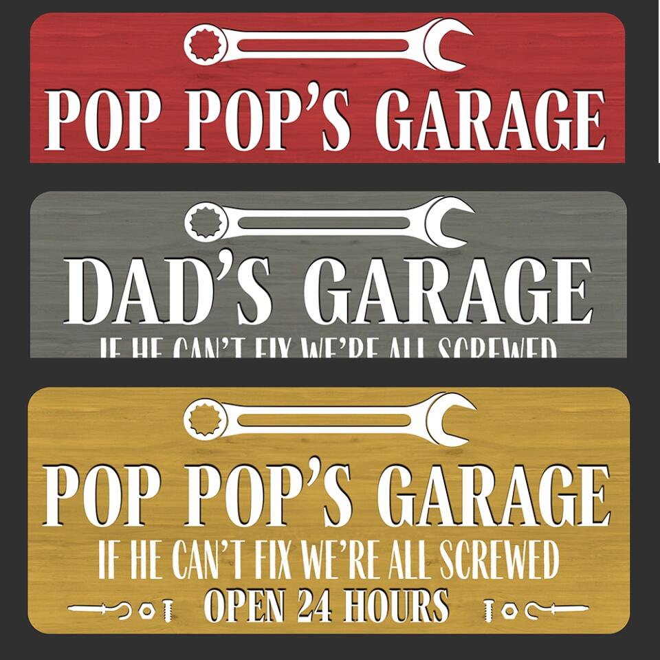 If He Can't Fix We're All Screwed Personalized Rectangle Wood Sign Key Holder