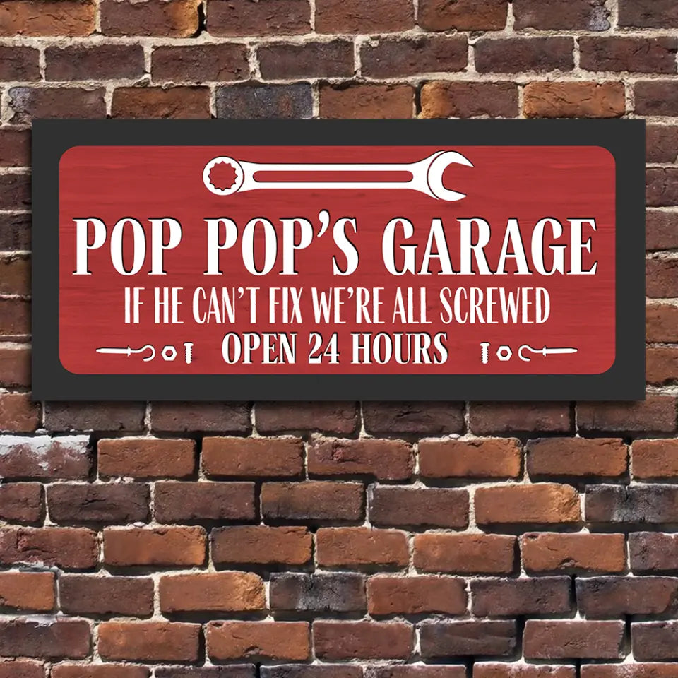 If He Can't Fix We're All Screwed Personalized Rectangle Wood Sign Key Holder