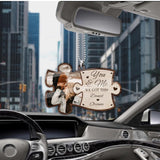 You And Me We Got This - Custom Photo and Name Car Wooden Ornament - Best Gift For Couple Him Her  - 211IHPNPOR573