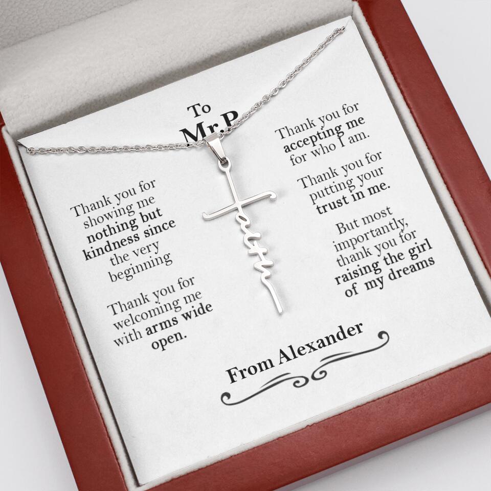Thank You For Showing Me Nothing - Personalized Necklace - Gift for Man
