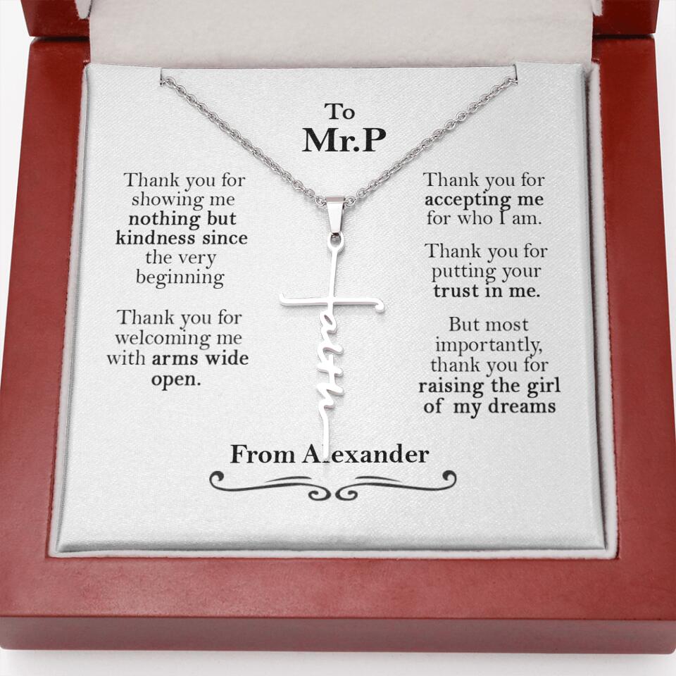 Thank You For Showing Me Nothing - Personalized Necklace - Gift for Man
