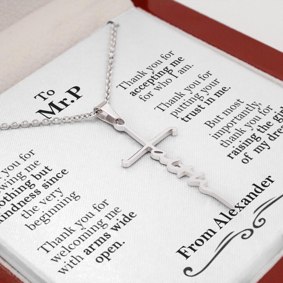 Thank You For Showing Me Nothing - Personalized Necklace - Gift for Man