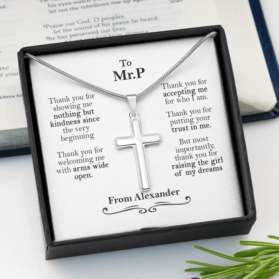 Thank You For Showing Me Nothing - Personalized Necklace - Gift for Man