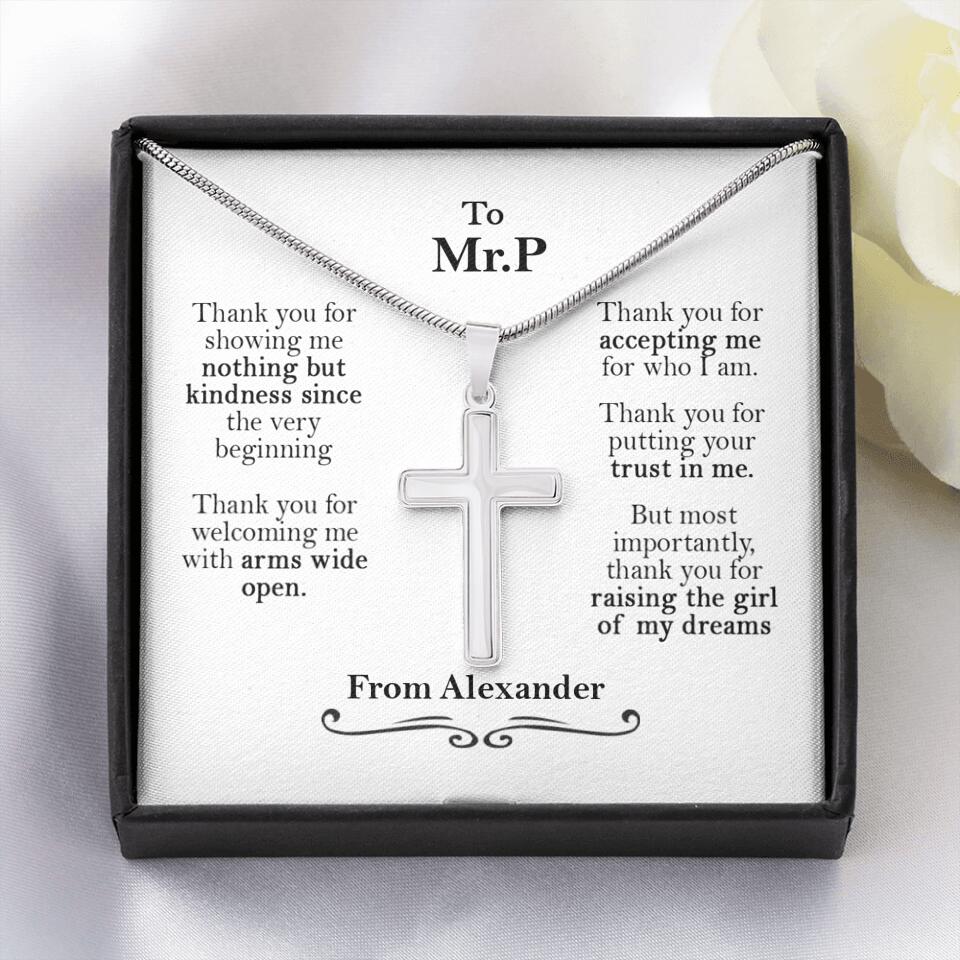 Thank You For Showing Me Nothing - Personalized Necklace - Gift for Man