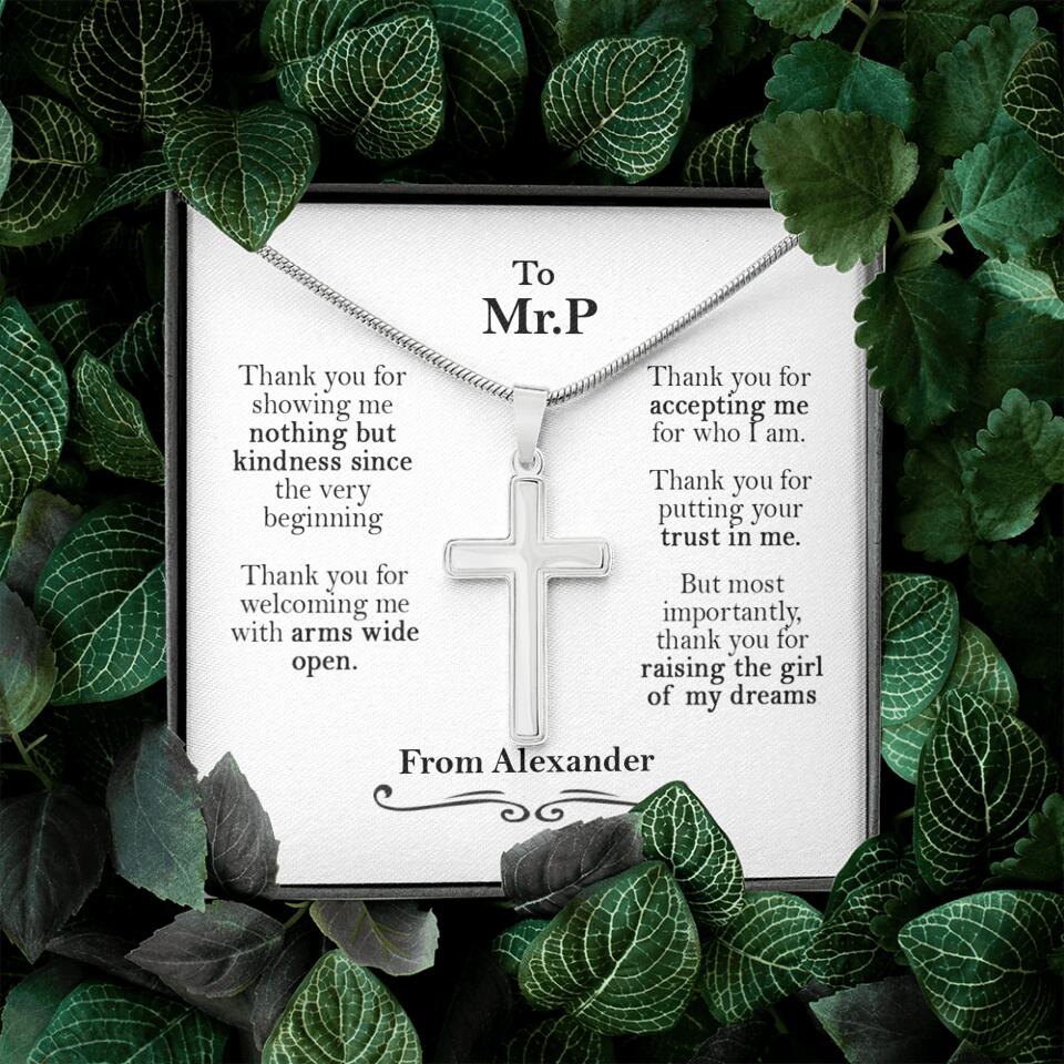 Thank You For Showing Me Nothing - Personalized Necklace - Gift for Man