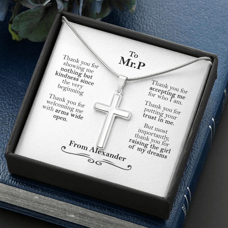 Thank You For Showing Me Nothing - Personalized Necklace - Gift for Man