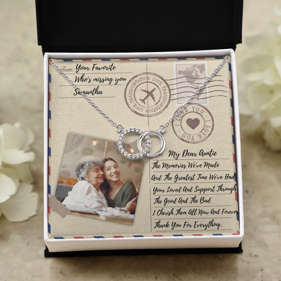 The Memories We&#39;ve Made And The Time We Had - Personalized Jewelry Necklace - Best Gifts for Mom Grandma Aunt - 210IHPNPJE479