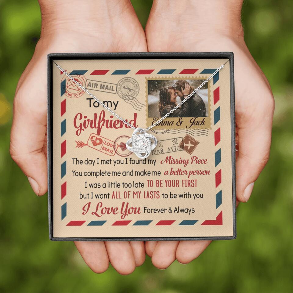 You Complete Me And Make Me A Better Person - Personalized Necklace