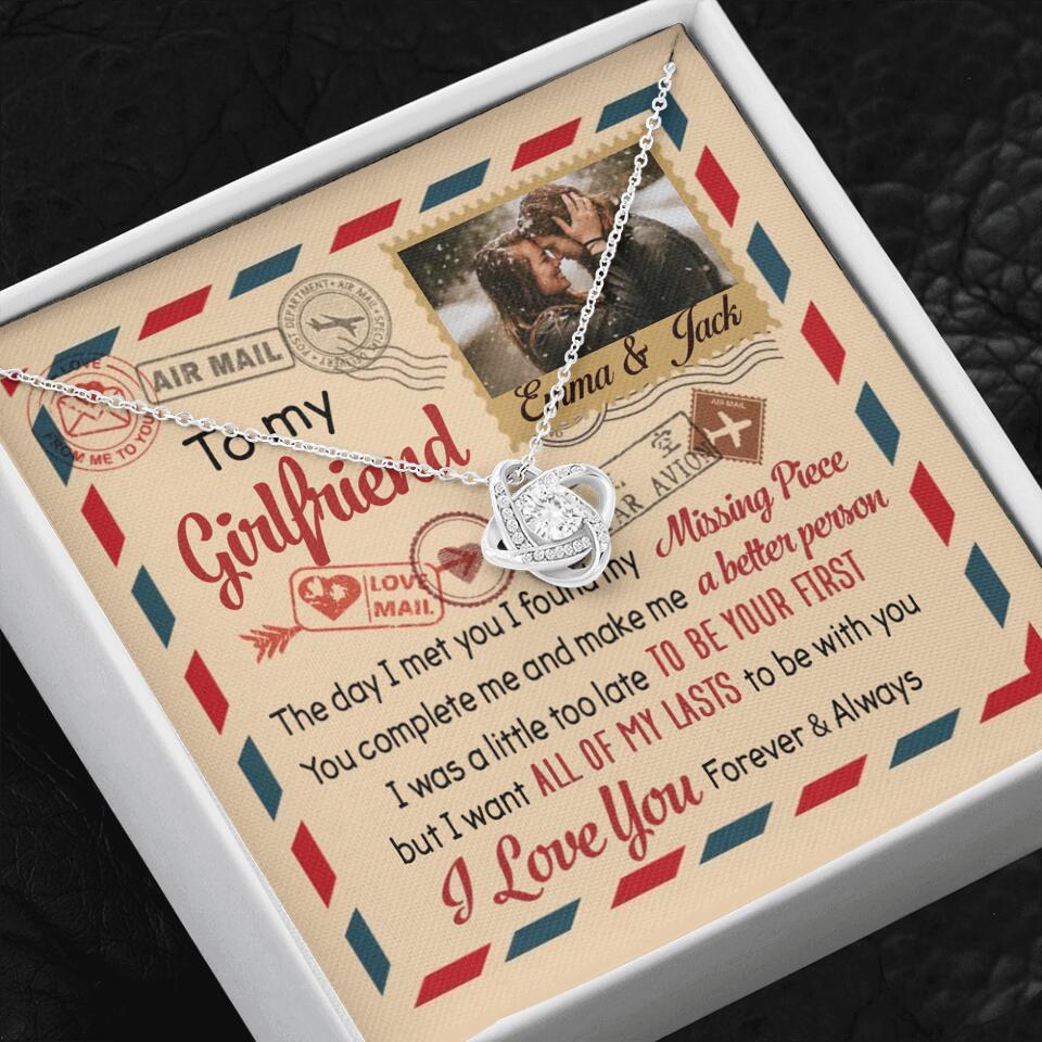 You Complete Me And Make Me A Better Person - Personalized Necklace