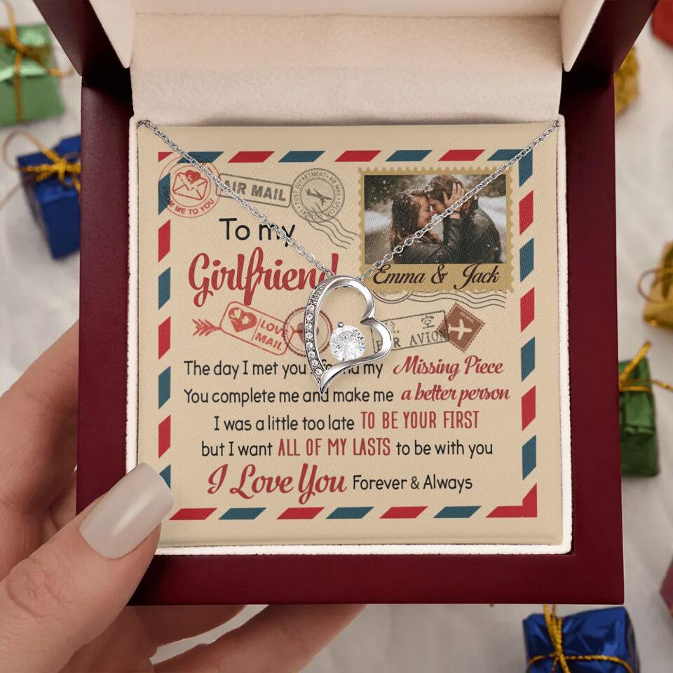 You Complete Me And Make Me A Better Person - Personalized Necklace