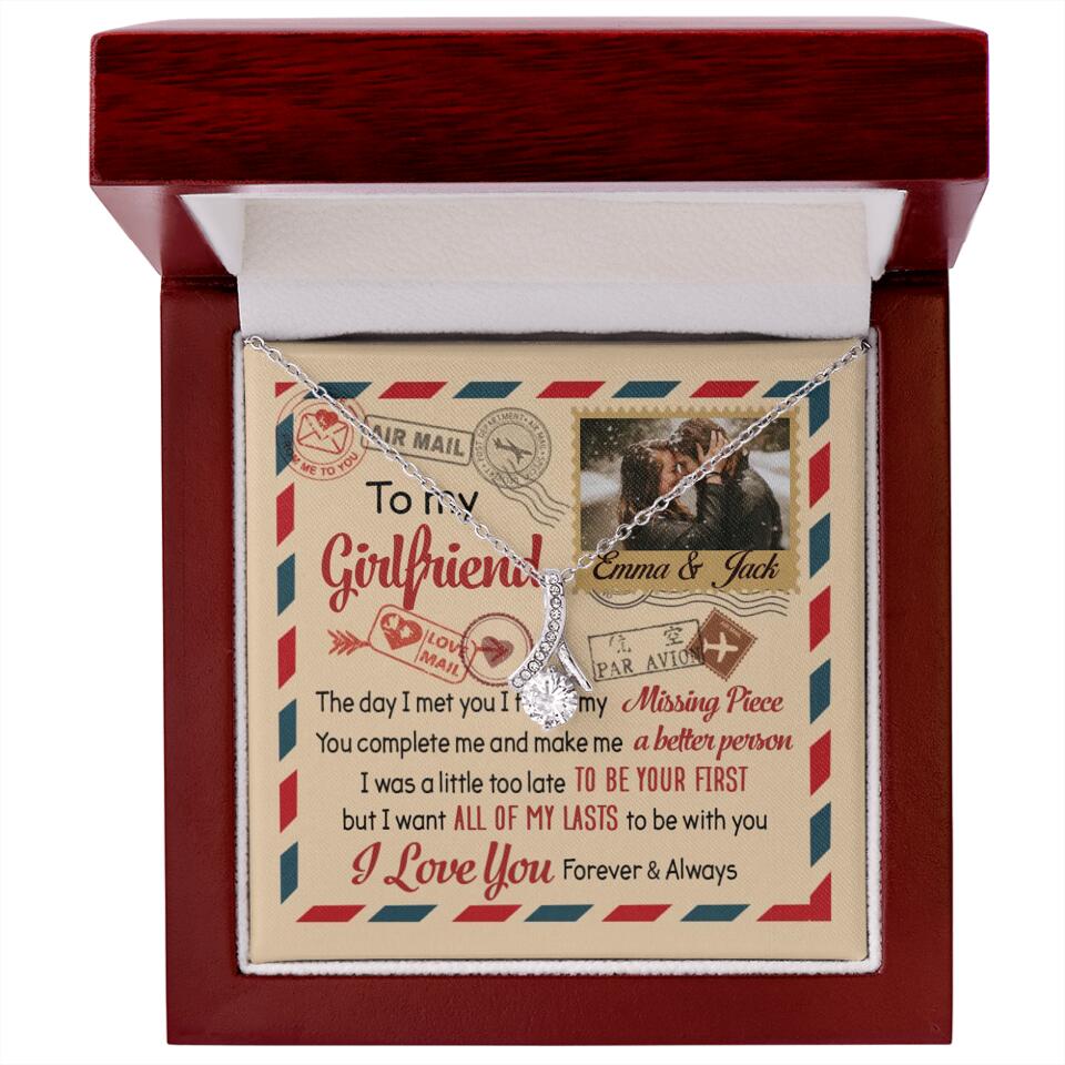 You Complete Me And Make Me A Better Person - Personalized Necklace