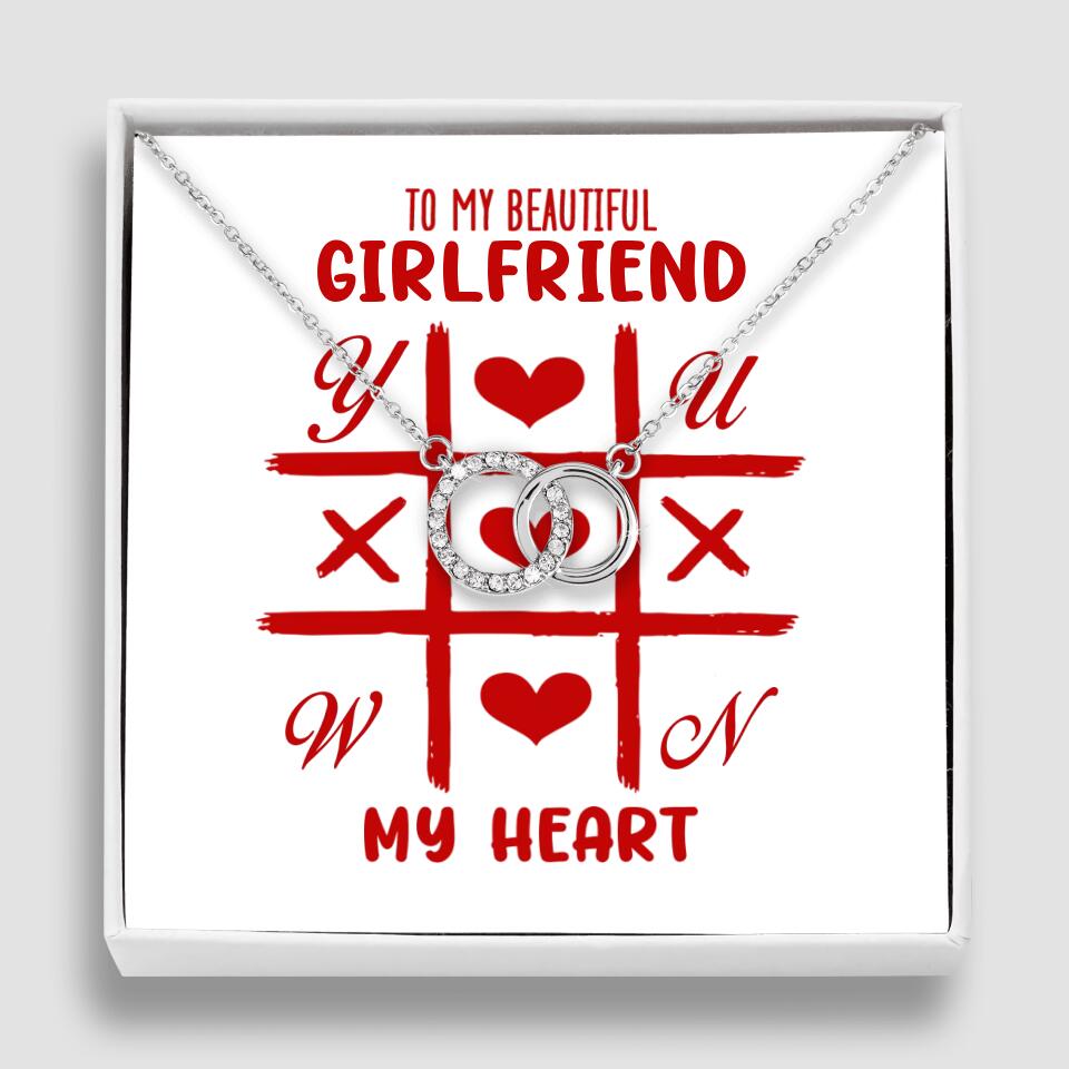 You Won My Heart - Funny Valentines Day Gift For Her - Custom Name Necklace - Valentine's Day Gifts for Girlfriend  - 212IHPVSJE683