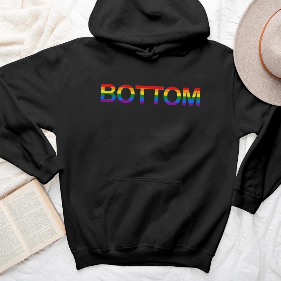 Personalized Valentine Gifts - I'm Her Beast, I'm Her Beauty, Top, Bottom - Hoodie - Gift for Lesbian/Gay Couple