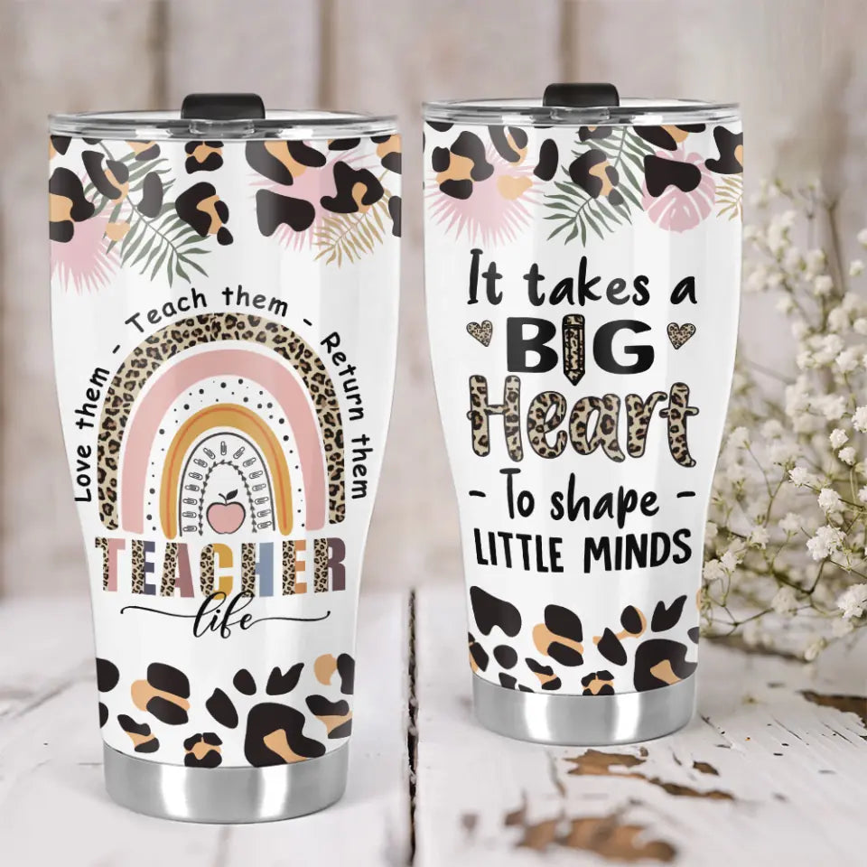 The Queen Teacher - Curved Tumbler Cup