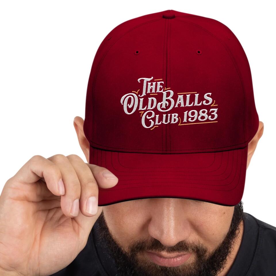 The Old Balls Club - Personalized Twill Cap