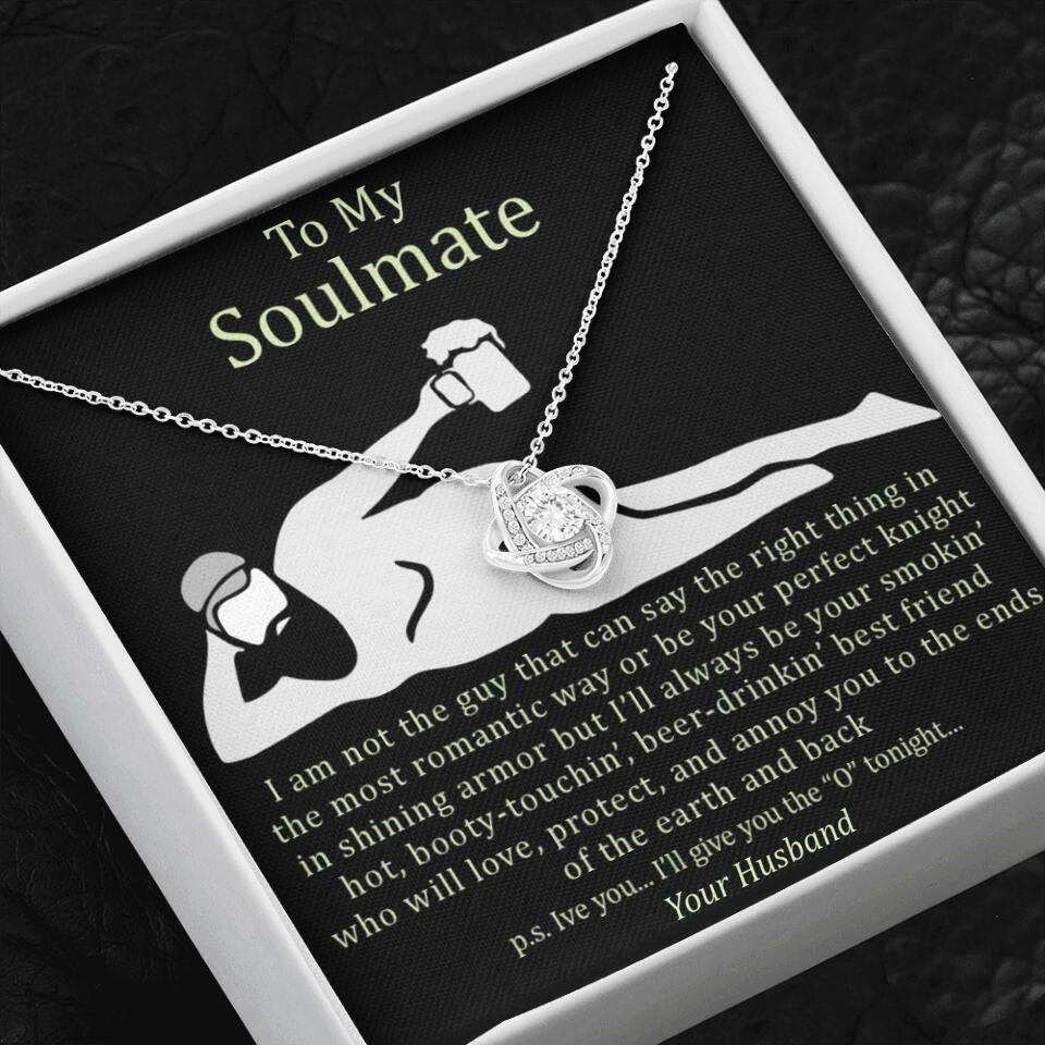 Personalized Valentine Gifts - I Am Not The Guy That Say The Right Thing In Romantic Way - Personalized Necklace