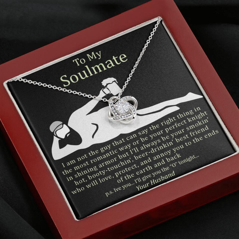 Personalized Valentine Gifts - I Am Not The Guy That Say The Right Thing In Romantic Way - Personalized Necklace