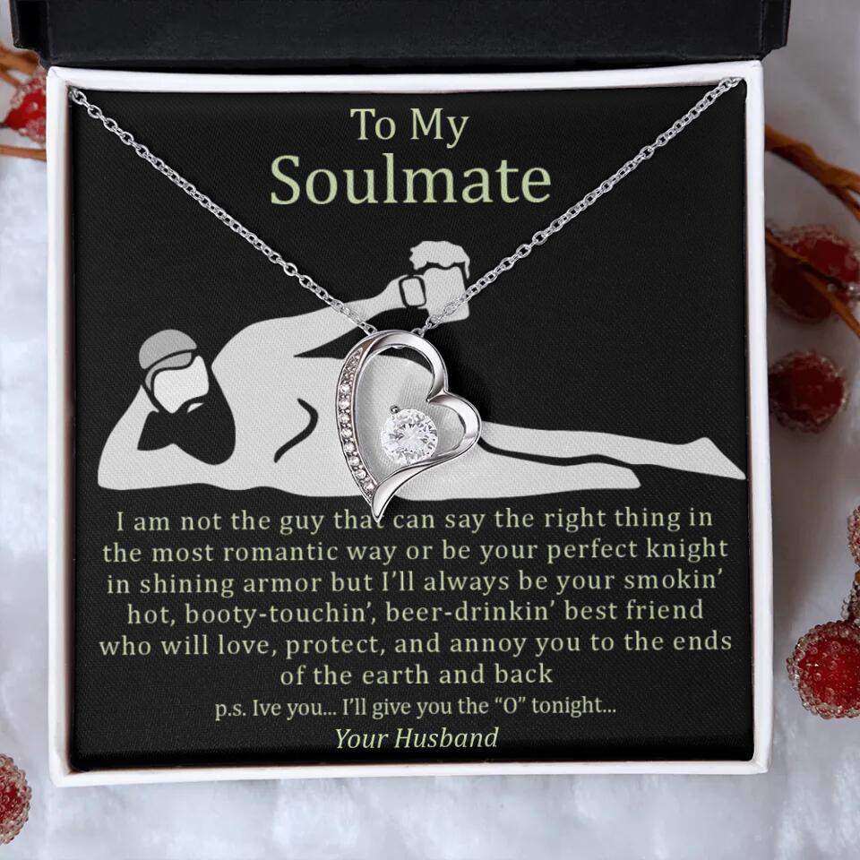 Personalized Valentine Gifts - I Am Not The Guy That Say The Right Thing In Romantic Way - Personalized Necklace