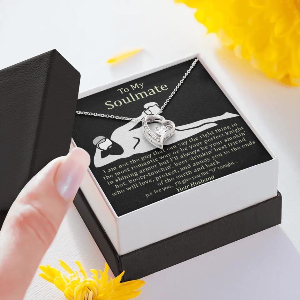 Personalized Valentine Gifts - I Am Not The Guy That Say The Right Thing In Romantic Way - Personalized Necklace