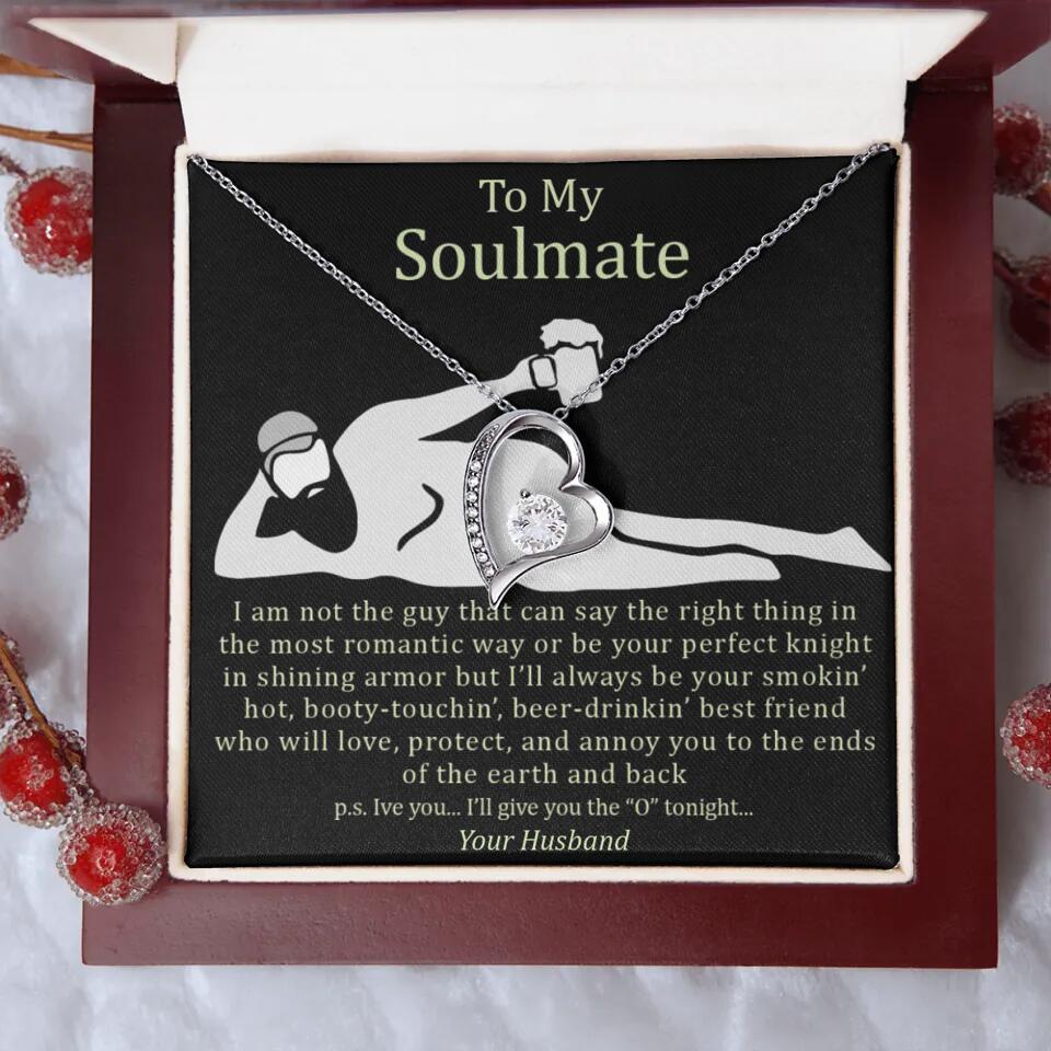 Personalized Valentine Gifts - I Am Not The Guy That Say The Right Thing In Romantic Way - Personalized Necklace