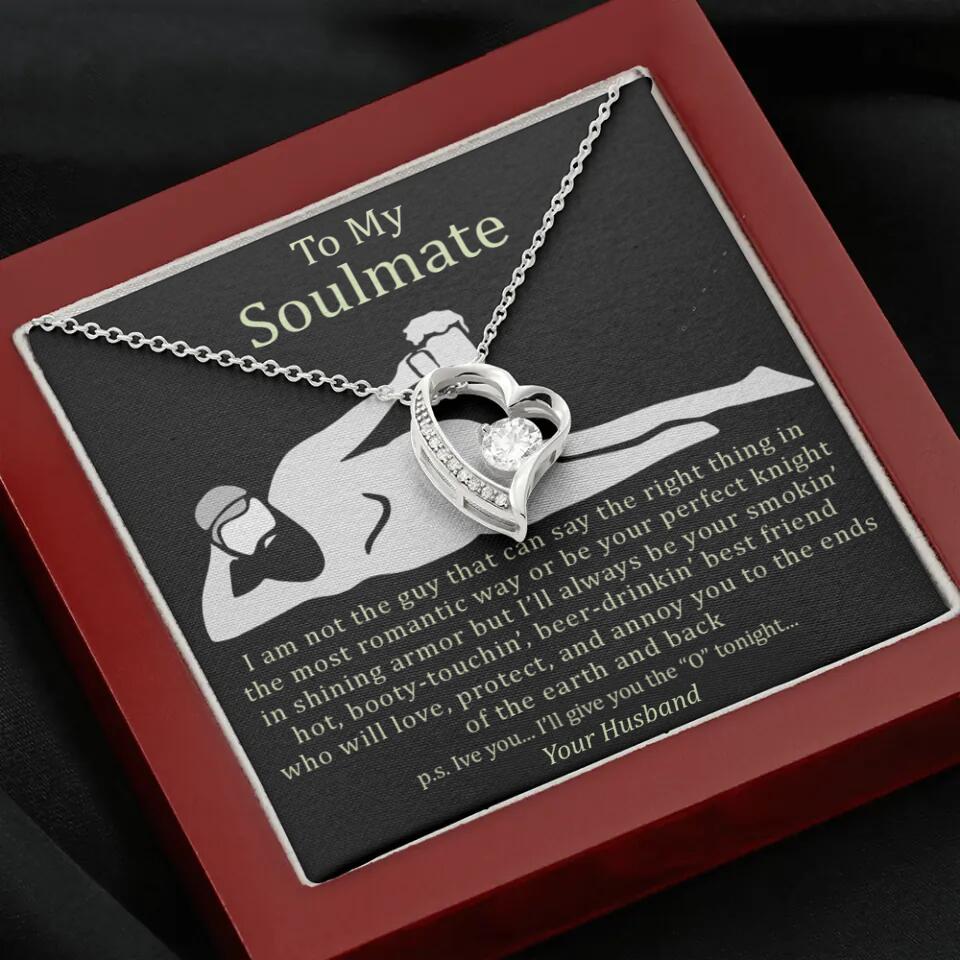 Personalized Valentine Gifts - I Am Not The Guy That Say The Right Thing In Romantic Way - Personalized Necklace