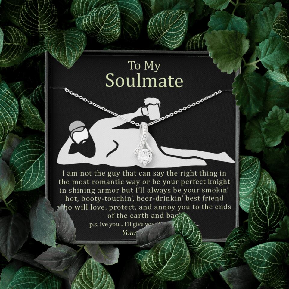 Personalized Valentine Gifts - I Am Not The Guy That Say The Right Thing In Romantic Way - Personalized Necklace