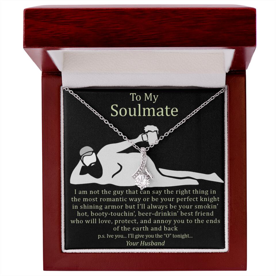 Personalized Valentine Gifts - I Am Not The Guy That Say The Right Thing In Romantic Way - Personalized Necklace