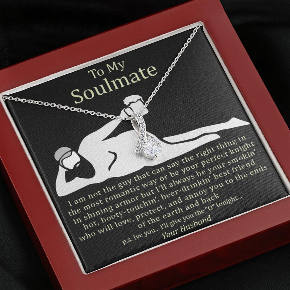 Personalized Valentine Gifts - I Am Not The Guy That Say The Right Thing In Romantic Way - Personalized Necklace