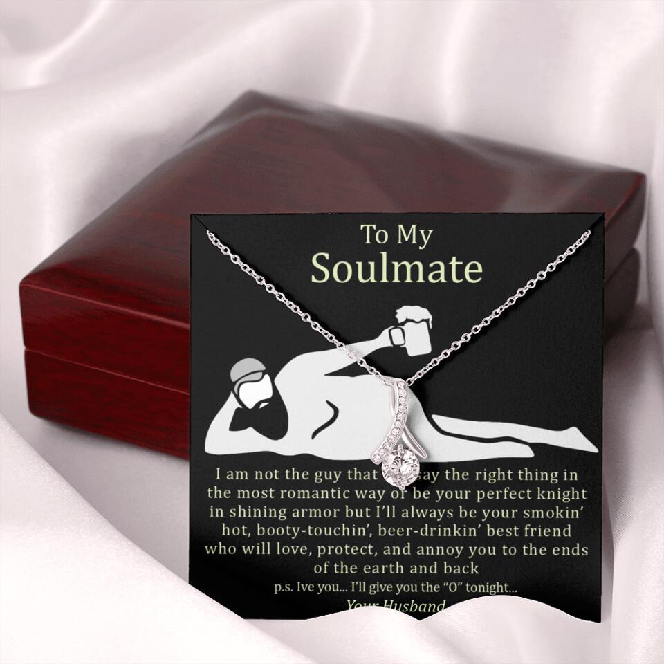 Personalized Valentine Gifts - I Am Not The Guy That Say The Right Thing In Romantic Way - Personalized Necklace